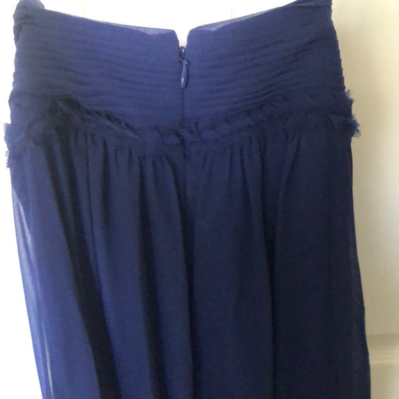 BCBG Long Blue gown - Picture 4 of 5